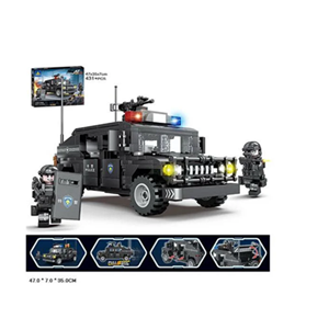 اسباب‌ بازی لگو پلیس و جیپ پلیس 431 قطعه KY67288_اسباب بازی لگو